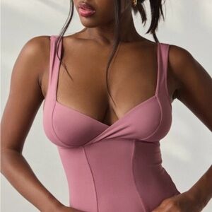 Out From Under FuseForm Seamed Plunge Tank Top